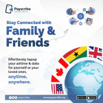 Simplified Generosity: Topping Up Family and Friends' Airtime and Internet Data with Payscribe